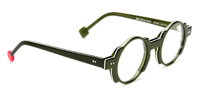 Sabine Be® Be Balloon Swell - Shiny Translucent Dark Green / White / Shiny Translucent Dark Green Eyeglasses