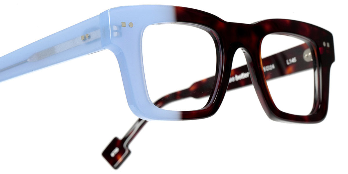 Sabine Be® Be Better SB Be Better 739 45 - Shiny Cherry Tortoiseshell / Shiny Opal Light Blue Eyeglasses