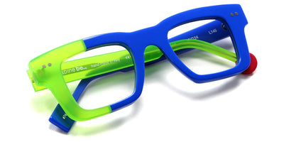 Sabine Be® Be Better SB Be Better 741 45 - Shiny Majorelle Blue / Matte Translucent Neon Green Eyeglasses