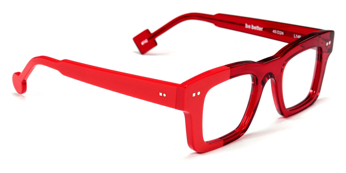 Sabine Be® Be Better SB Be Better 742 45 - Shiny Translucent Red / Shiny Red Eyeglasses