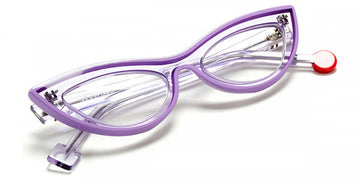 Sabine Be® Be Bikini Line - Shiny Crystal / Shiny Purple Eyeglasses