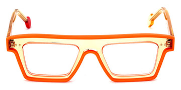 Sabine Be® Be Bold Line - Shiny Translucent Orange / Shiny Solid Orange Eyeglasses