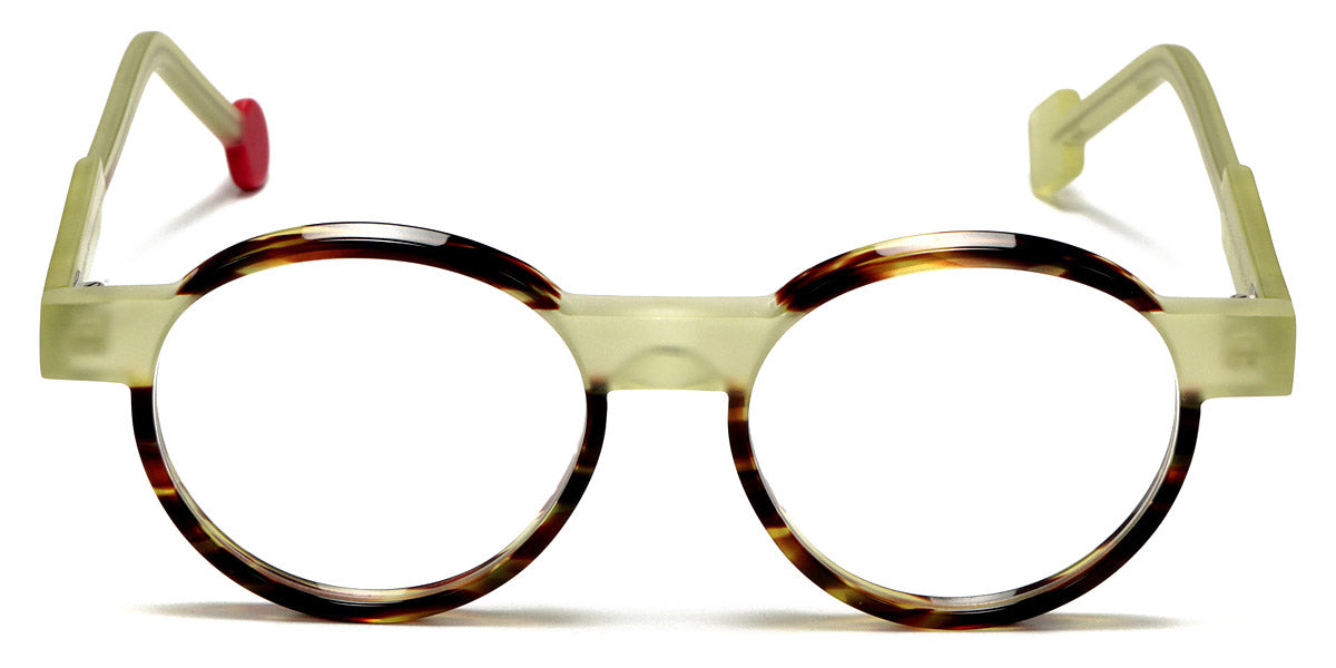 Sabine Be® Be Clever SB Be Clever 616 50 - Shiny Dark Veined Tortoiseshell / Matte Translucent Yellow Eyeglasses