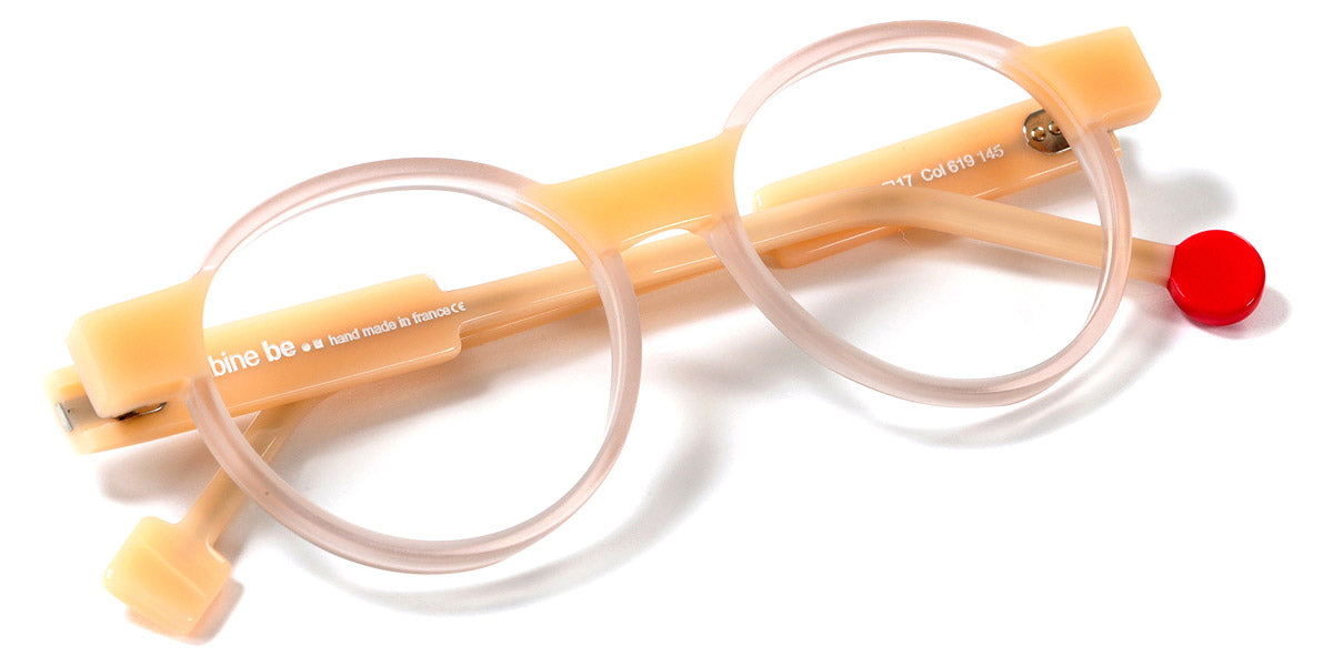 Sabine Be® Be Clever SB Be Clever 619 50 - Matte Translucent Nude / Shiny Peach Eyeglasses