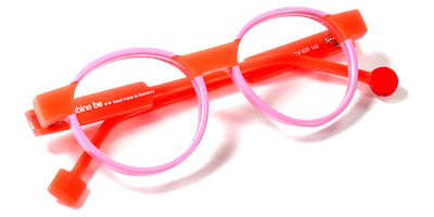 Sabine Be® Be Clever SB Be Clever 620 50 - Shiny Solid Pink / Shiny Miami Orange Eyeglasses