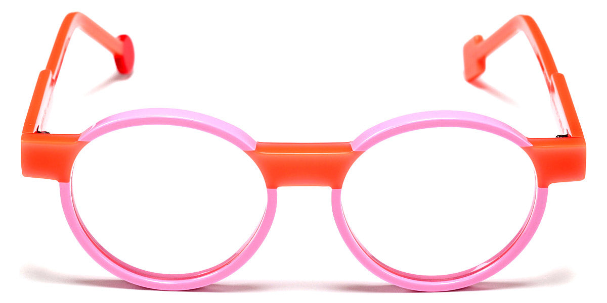 Sabine Be® Be Clever SB Be Clever 620 50 - Shiny Solid Pink / Shiny Miami Orange Eyeglasses