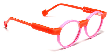 Sabine Be® Be Clever SB Be Clever 620 50 - Shiny Solid Pink / Shiny Miami Orange Eyeglasses