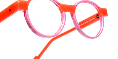 Sabine Be® Be Clever SB Be Clever 620 50 - Shiny Solid Pink / Shiny Miami Orange Eyeglasses