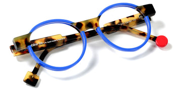 Sabine Be® Be Clever SB Be Clever 621 50 - Shiny Majorelle Blue / Shiny Tokyo Tortoiseshell Eyeglasses