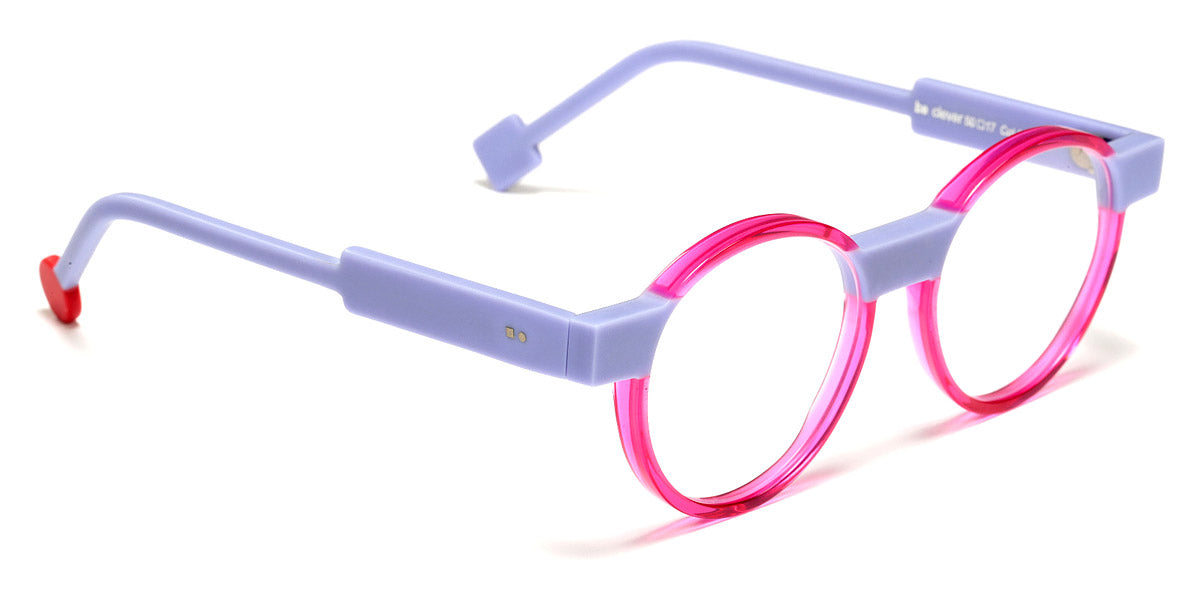 Sabine Be® Be Clever SB Be Clever 623 50 - Shiny Translucent Fuchsia / Matte Lavender Eyeglasses