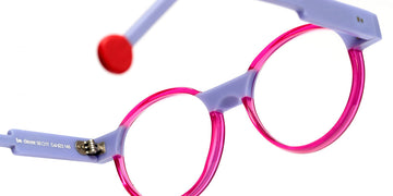 Sabine Be® Be Clever SB Be Clever 623 50 - Shiny Translucent Fuchsia / Matte Lavender Eyeglasses