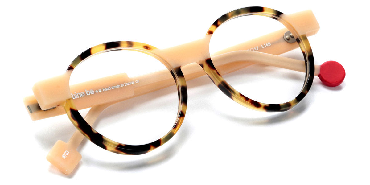 Sabine Be® Be Clever SB Be Clever 703 50 - Shiny Tokyo Tortoise / Matt Peach Eyeglasses