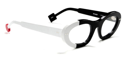 Sabine Be® Be Gaga SB Be Gaga 724 51 - Shiny Black / Shiny White Eyeglasses