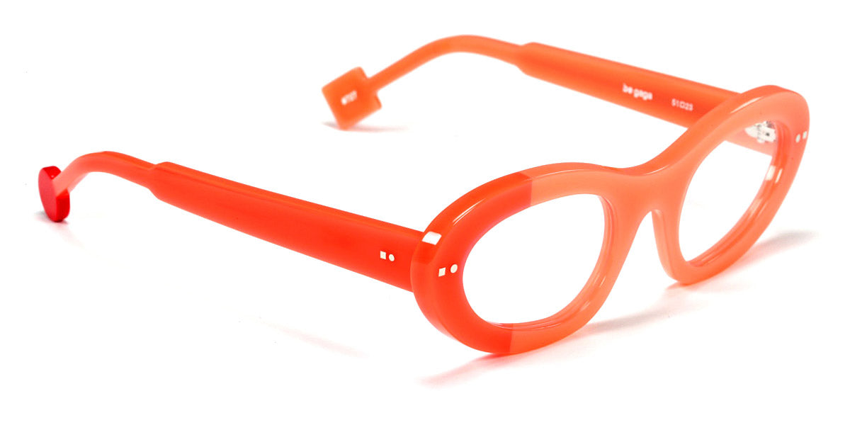 Sabine Be® Be Gaga SB Be Gaga 727 51 - Shiny Opal Mandarin / Shiny Miami Neon Orange Eyeglasses