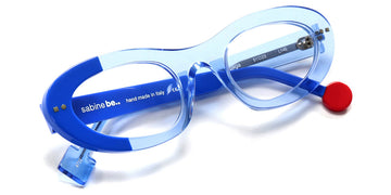 Sabine Be® Be Gaga SB Be Gaga 728 51 - Shiny Translucent Light Blue / Shiny Majorelle Blue Eyeglasses