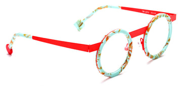 Sabine Be® Be Gipsy SB Be Gipsy 514 43 - Matt Marbled Turquoise / Satin Neon Orange Eyeglasses