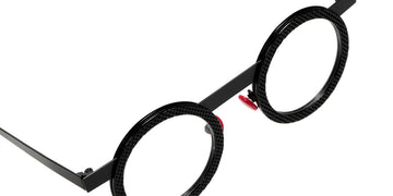 Sabine Be® Be Gipsy SB Be Gipsy black03 43 - Shiny Black Diamond Tips / Black Satin Eyeglasses