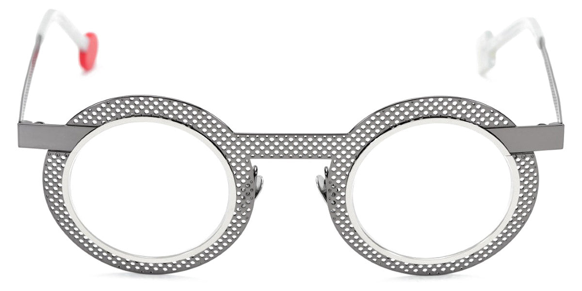 Sabine Be® Be Gipsy Hole SB Be Gipsy Hole 502 43 - Dark Ruthenium Polished Perforated / Polished Palladium Eyeglasses