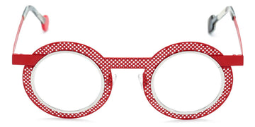 Sabine Be® Be Gipsy Hole SB Be Gipsy Hole 503 43 - Satin Red Perforated / Polished Palladium Eyeglasses