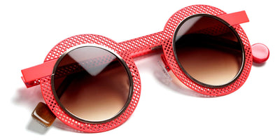 Sabine Be® Be Gipsy Hole Sun SB Be Gipsy Hole Sun 500 43 - Satin Neon Orange Perforated / Polished Rose Gold Sunglasses