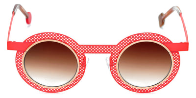 Sabine Be® Be Gipsy Hole Sun SB Be Gipsy Hole Sun 500 43 - Satin Neon Orange Perforated / Polished Rose Gold Sunglasses