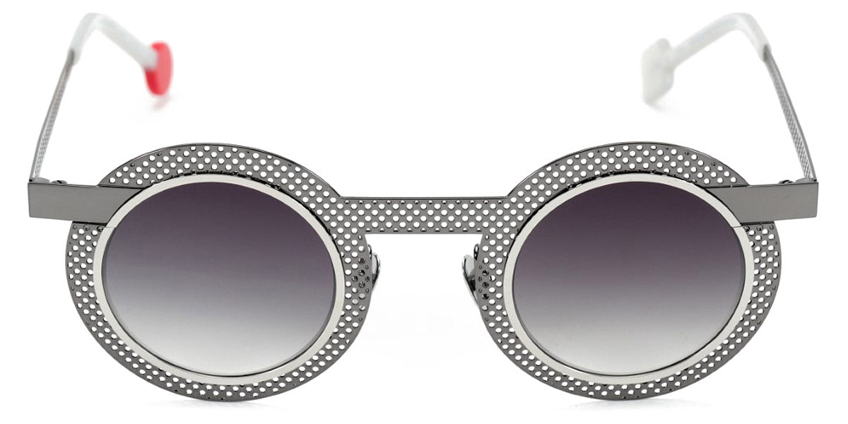 Sabine Be® Be Gipsy Hole Sun SB Be Gipsy Hole Sun 502 43 - Dark Ruthenium Polished Perforated / Polished Palladium Sunglasses