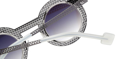 Sabine Be® Be Gipsy Hole Sun SB Be Gipsy Hole Sun 502 43 - Dark Ruthenium Polished Perforated / Polished Palladium Sunglasses