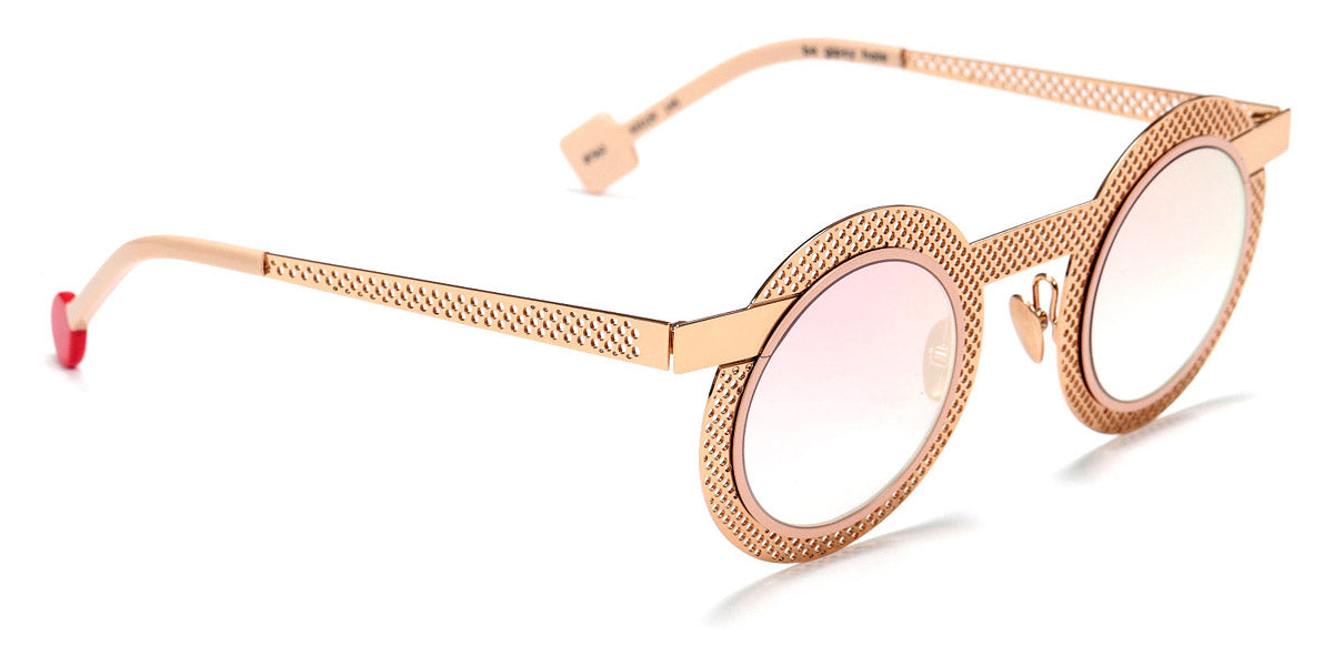 Sabine Be® Be Gipsy Hole Sun SB Be Gipsy Hole Sun 563 43 - Polished Rose Gold Perforated / Shiny Nude Sunglasses