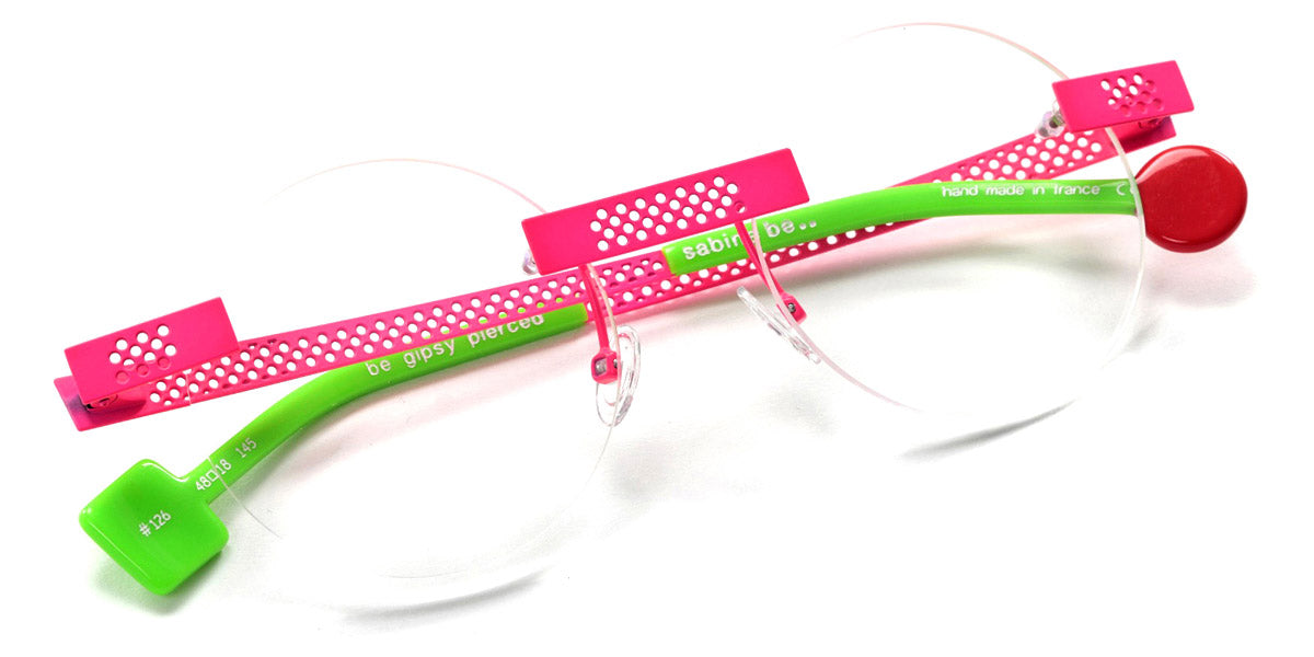 Sabine Be® Be Gipsy Pierced SB Be Gipsy Pierced 126 48 - Satin Neon Pink Eyeglasses