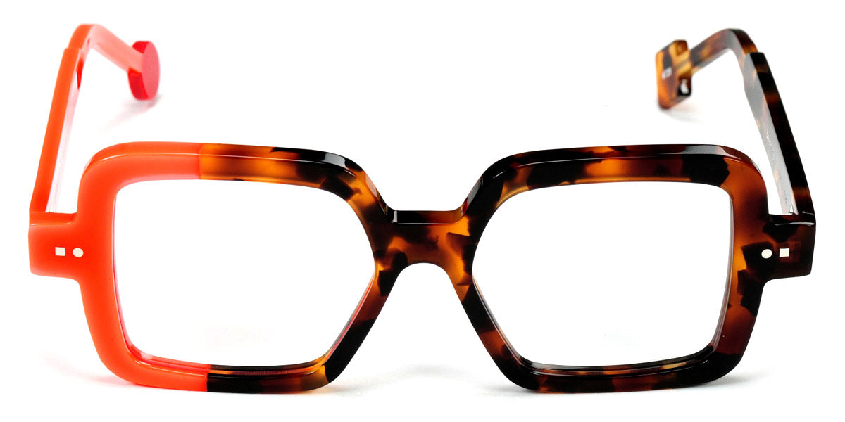 Sabine Be® Be Glossy SB Be Glossy 729 51 - Shiny Tawny Tortoiseshell / Shiny Miami Neon Orange Eyeglasses