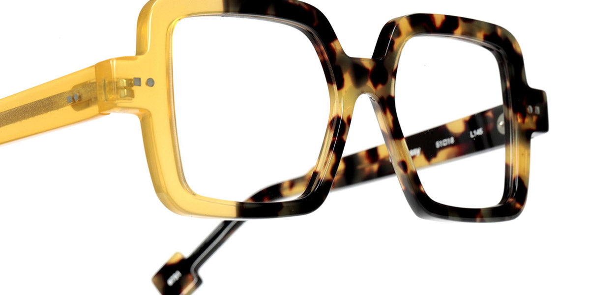 Sabine Be® Be Glossy SB Be Glossy 731 51 - Shiny Tortoiseshell / Shiny Opal Yellow Eyeglasses