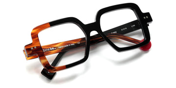 Sabine Be® Be Glossy SB Be Glossy 735 51 - Shiny Black / Shiny Blonde Veined Tortoiseshell Eyeglasses