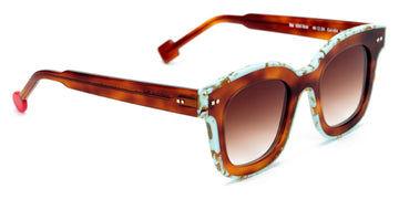 Sabine Be® Be Idol Line Sun SB Be Idol Line Sun 484 48 - Shiny Blond Tortoise / Shiny Marbled Turquoise Sunglasses