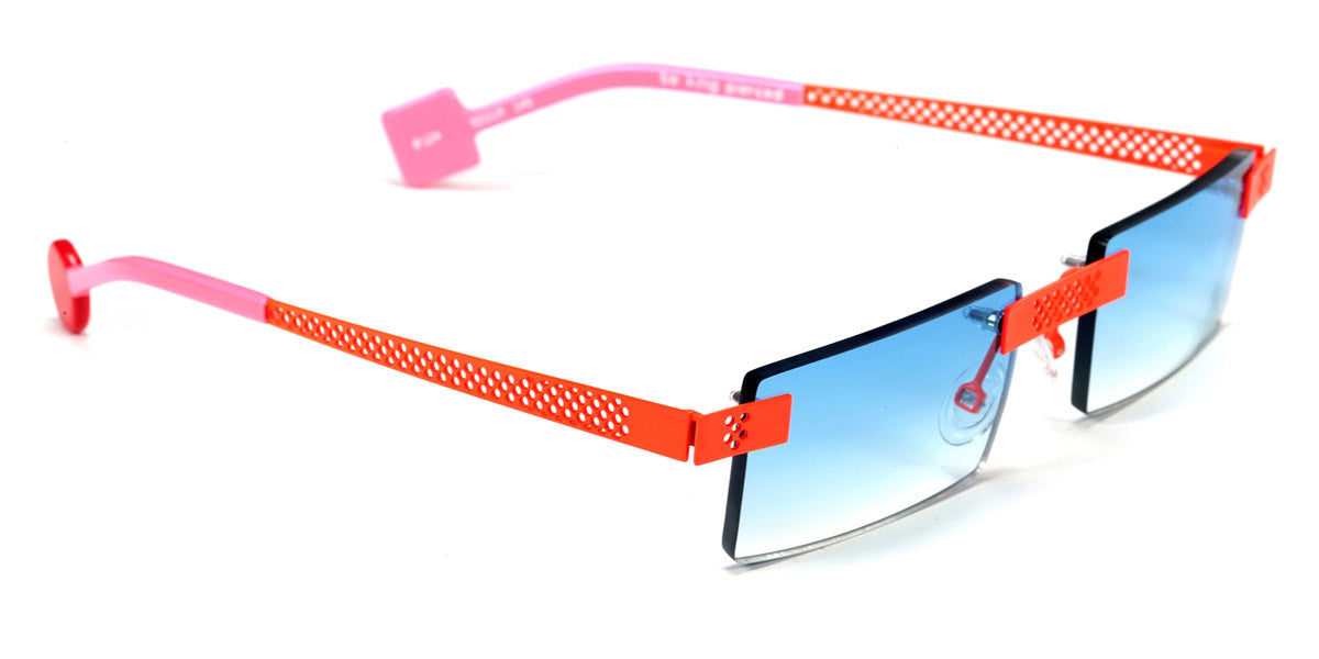 Sabine Be® Be King Pierced Sun SB Be King Pierced Sun 124 52 - Satin Neon Orange Sunglasses