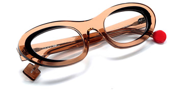 Sabine Be® Be Love SB Be Love 674 51 - Shiny Translucent Brown / Shiny Midnight Blue Eyeglasses