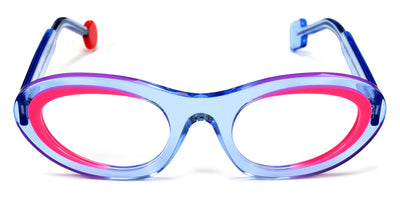 Sabine Be® Be Love SB Be Love 676 51 - Shiny Translucent Light Blue / Shiny Neon Pink Eyeglasses