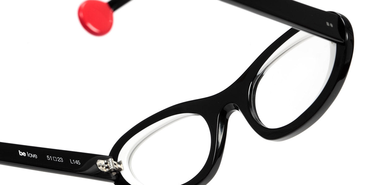 Sabine Be® Be Love SB Be Love 677 51 - Shiny Black / Shiny White Eyeglasses