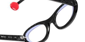 Sabine Be® Be Love SB Be Love 678 51 - Shiny Marbled Slate Gray / Shiny Lavender Eyeglasses