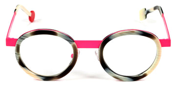 Sabine Be® Be Lucky SB Be Lucky 407 47 - Shiny Horn / Neon Pink Satin Eyeglasses