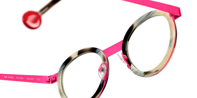 Sabine Be® Be Lucky SB Be Lucky 407 47 - Shiny Horn / Neon Pink Satin Eyeglasses