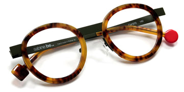 Sabine Be® Be Lucky SB Be Lucky 670 47 - Shiny Tortoiseshell / Satin Khaki Eyeglasses