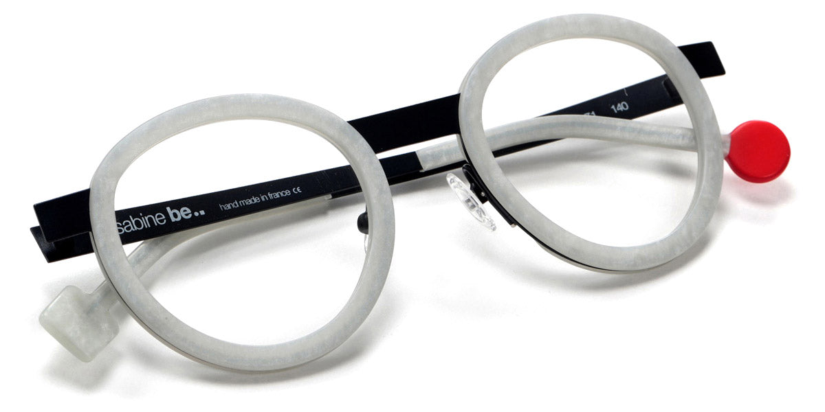 Sabine Be® Be Lucky SB Be Lucky 671 47 - Matte Marbled Silver Grey / Satin Midnight Blue Eyeglasses