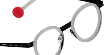 Sabine Be® Be Lucky SB Be Lucky 671 47 - Matte Marbled Silver Grey / Satin Midnight Blue Eyeglasses