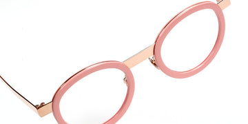 Sabine Be® Be Lucky SB Be Lucky 673 47 - Shiny Solid Peach / Polished Rose Gold Eyeglasses