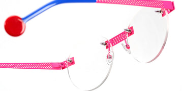 Sabine Be® Be Lucky Pierced SB Be Lucky Pierced 126 51 - Satin Neon Pink Eyeglasses