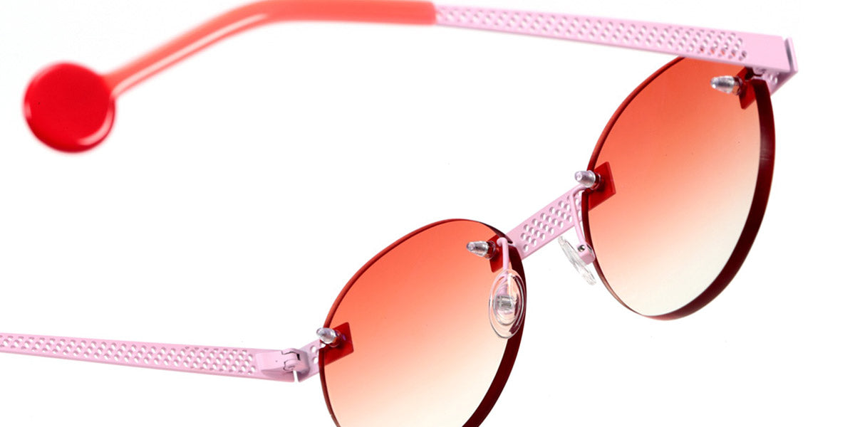 Sabine Be® Be Lucky Pierced Sun SB Be Lucky Pierced Sun 127 51 - Satin Baby Pink Sunglasses