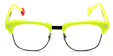 Sabine Be® Be Master Square SB Be Master Square 550 52 - Satin Neon Yellow / Satin Khaki Eyeglasses