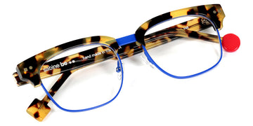 Sabine Be® Be Master Square SB Be Master Square 553 52 - Shiny Tokyo Tortoise / Satin Blue Majorelle Eyeglasses