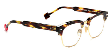 Sabine Be® Be Master Square SB Be Master Square 554 52 - Shiny Dark Veined Tortoiseshell / Polished Pale Gold Eyeglasses