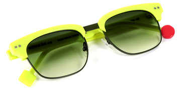 Sabine Be® Be Master Square Sun SB Be Master Square Sun 550 52 - Satin Neon Yellow / Satin Khaki Sunglasses